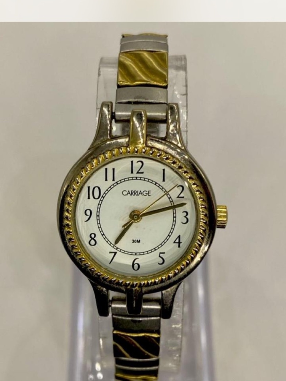 Carriage / Timex *** Luxury Two-Tone Gold / Silver Bracelet Watch ***